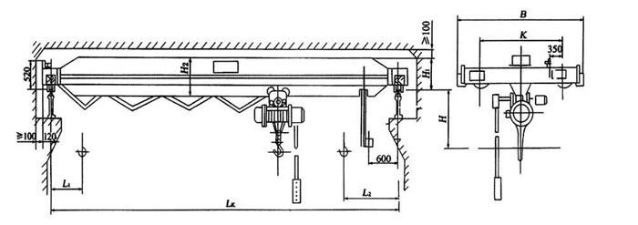 LB型防爆電動(dòng)単梁起重機(jī)
